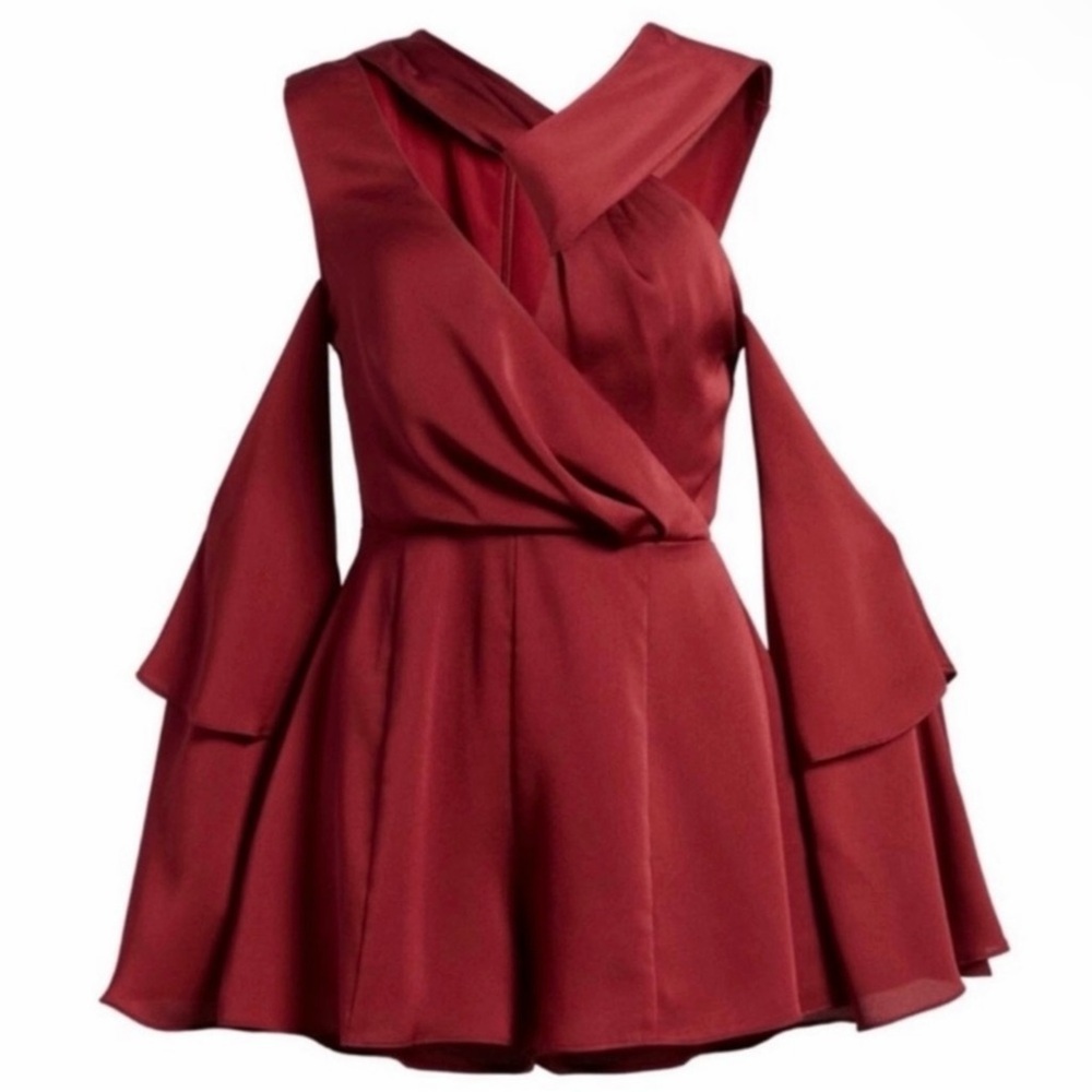 NEW KEEPSAKE THE LABEL COLD-SHOULDER ROMPER - Picture 8 of 8